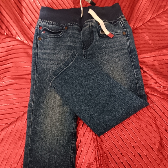 Boys Tommy Hilfiger Drawstring Jeans - Picture 1 of 3